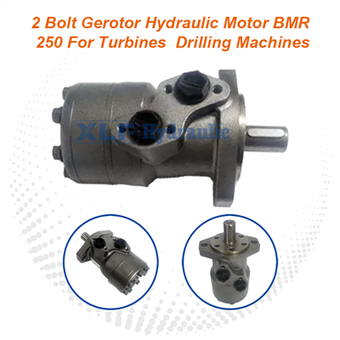 2 Bolt Gerotor Hydraulic Motor BMR 250 For Turbines / Drilling Machines